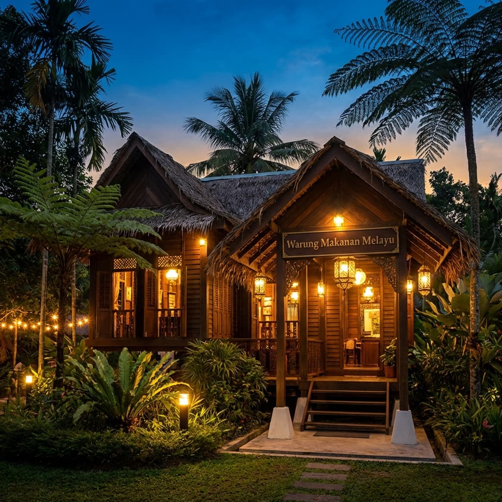 Tetamu Menikmati Hidangan